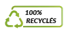 100% recyclés