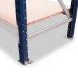 Rayonnage Picking 500 bleu et grise avec aggloméré