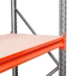 Rayonnage Picking 500 galvanisé et orange avec aggloméré